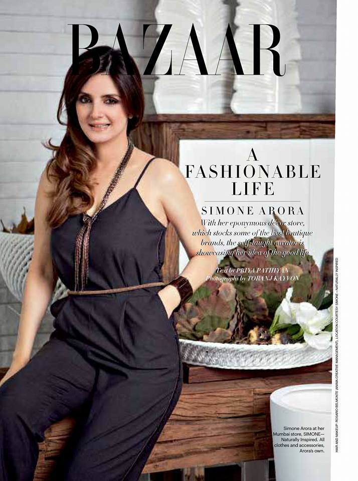 A Fashionable Life with Simone Khan Arora in Harper’s Bazaar India