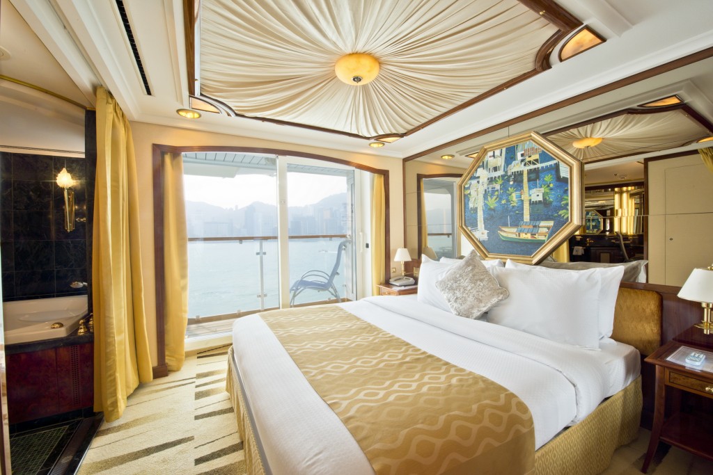 The fabulous Executive Suite with an ocean view on a Monarch Cruise!