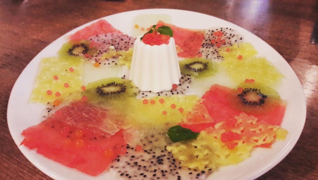 Carpaccio of Seasonal Fruit